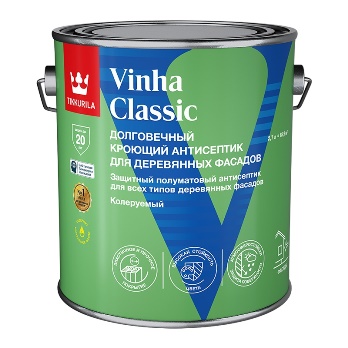  Кроющий антисептик Vinha Classic VC  11.0л п/мат Tikkurila
