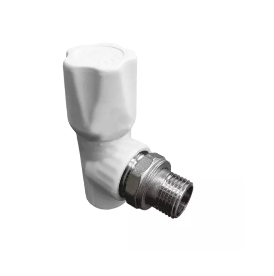  Вентиль для радиатора 20*1/2 углов бел Valfex 1014720012