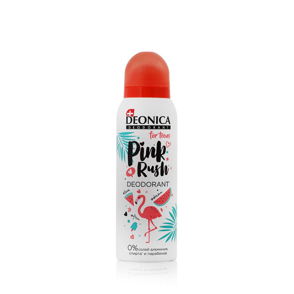  Дезодорант спрей 125мл Deonica For Teens Pink Rush