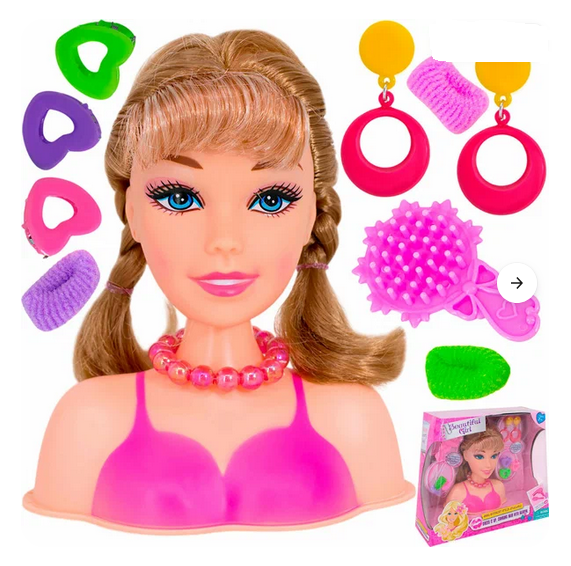  Манекен для создания прически В369-16 в кор 