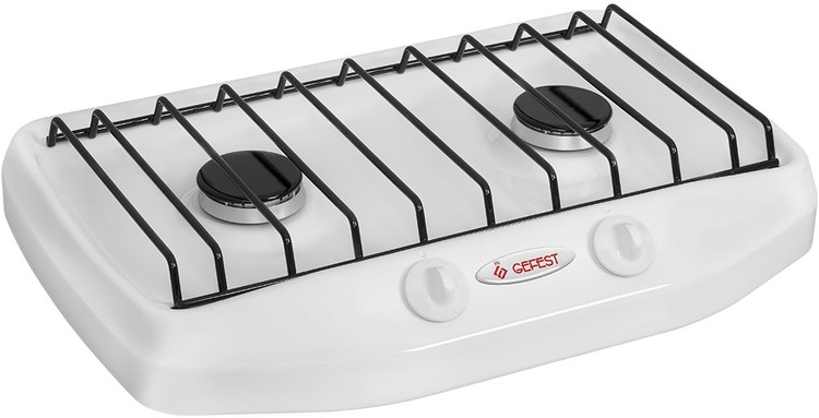  Плитка газовая 2-конф Гефест ПГ 700-03 белый