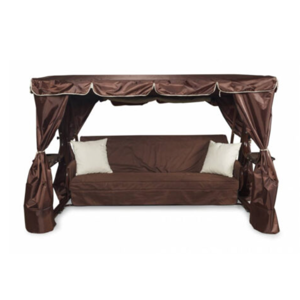  Качели садовые до 700кг Нирвана Премиум 2860х1760х1720мм шоколад