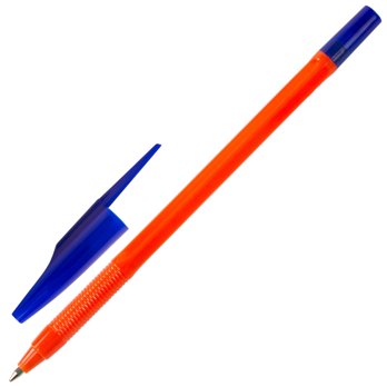 Ручка шариков 0,7мм маслян синяя 142970 Staff