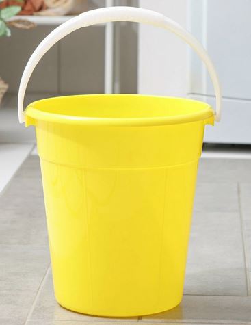  Ведро 8л п/эт Евро пищевое ударопрочное желтое Радиан