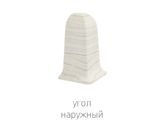  Угол наружный для плинтуса PROFI 07 NZ 2шт. Дуб светлый