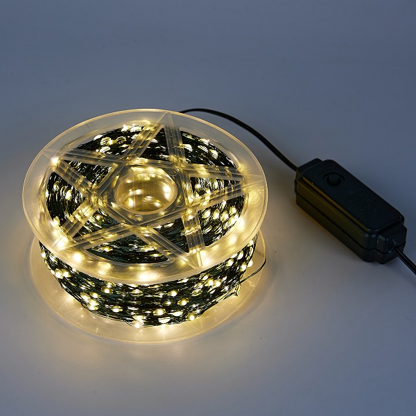  Гирлянда св/д Роса 200м 2000LED тепл белый/провод зеленый IP20 ULD-S20000-2000/DGA WARM WHITE DEW