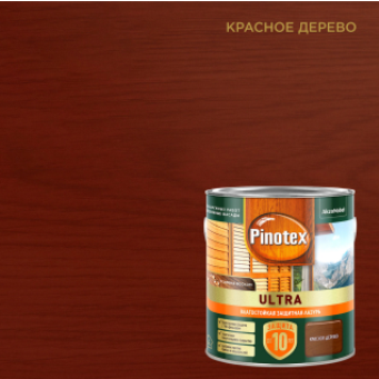  Влагостойкая лазурь Pinotex Ultra 2,5л красное дерево 