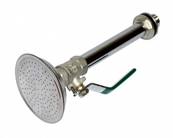  Лейка для летнего душа  с краном SH-408 1/2 для врезки в бак