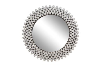  Зеркало круглое в раме из кристаллов d80см 50SX-1808 GARDA DECOR