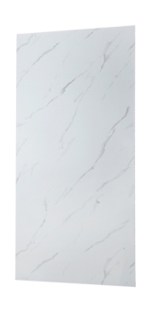  Панель ПВХ 300х600мм самокл Белый керамогранит 1шт. BZ-JS-ELS021 