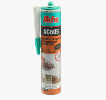  Герметик акриловый 310мл белый AC605 Akfix