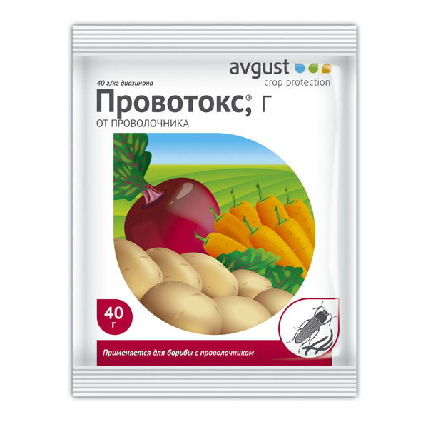  Провотокс 40г гранулы от проволочника (уп.150шт) АО Фирма "Август"