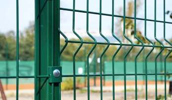  Панель полим покрытие 1475*2500мм, ячейка 200*50мм(диам 4мм) 3еленая   