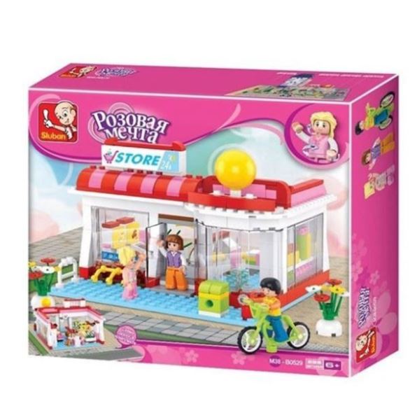  Конструктор 38-0529 Розовая мечта Магазин 289 дет 423-474