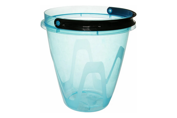  Ведро 5л п/эт Лайт с крыш голубое прозрачное