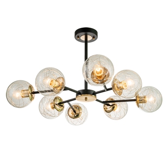  Светильник 40Вт 5хЕ14 на штанге 2100/5P Gold Escada 