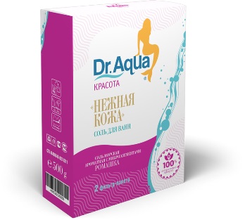 Соль для ванн 500г Dr.Aqua Ромашка АКВ.24