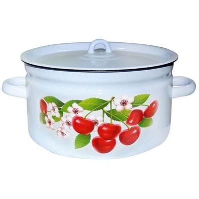  Кастрюля эмалир. 5,5л с рис С-1617/4 92087/78956