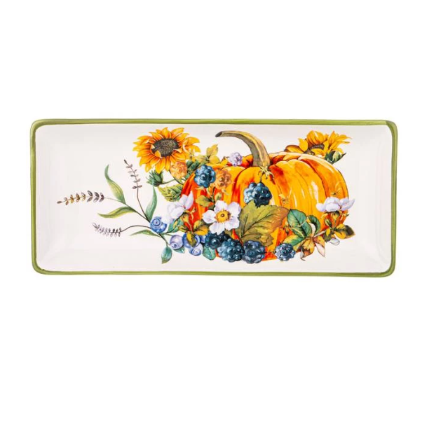  Блюдо 28*12*3см Урожай Agness