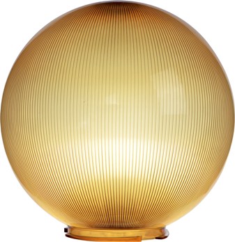  Плафон-рассеиватель 250мм д/садово-парк свет призма пласт бронзов UFP-P250B Bronze Uniel