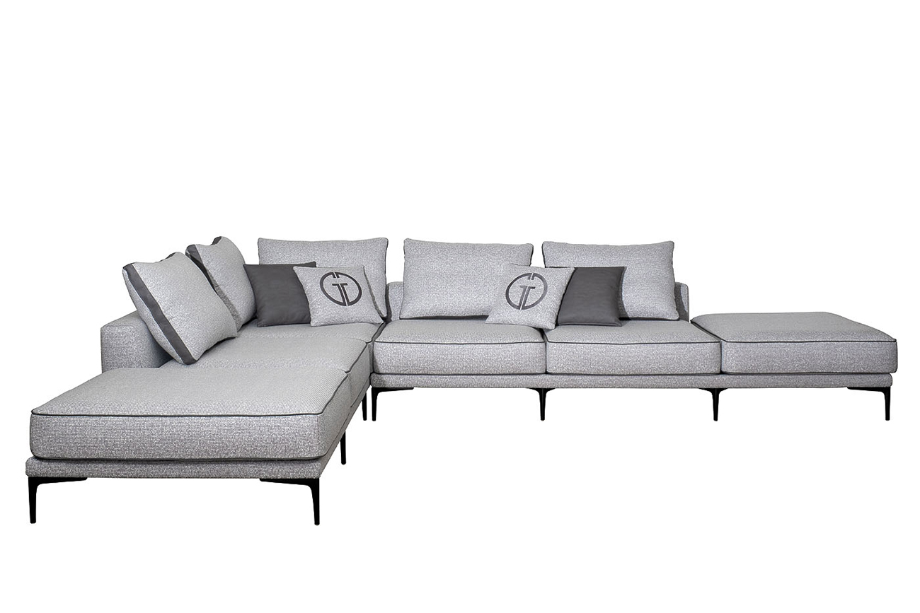  Модульный диван Tesoro угловой выс 90см шир 110см дл 380смGARDA DECOR