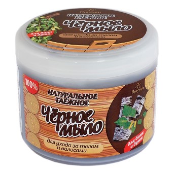  Мыло для бани и душа 450мл Черное Ф-37/4619