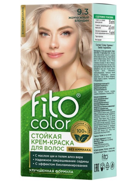  Краска для волос 9.3 жемчужный блондин Fitocolor 4832