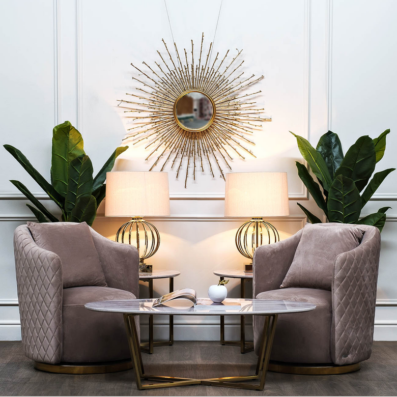  Консоль прозр.стекло/золото 120х40х78см 47ED-08201 GARDA DECOR