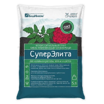  Почвогрунт 5л СуперЭлита проф биоактив черноз БашИнком