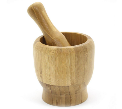  Ступка с пестиком d10см бамбук КТ-СП-01 Катунь