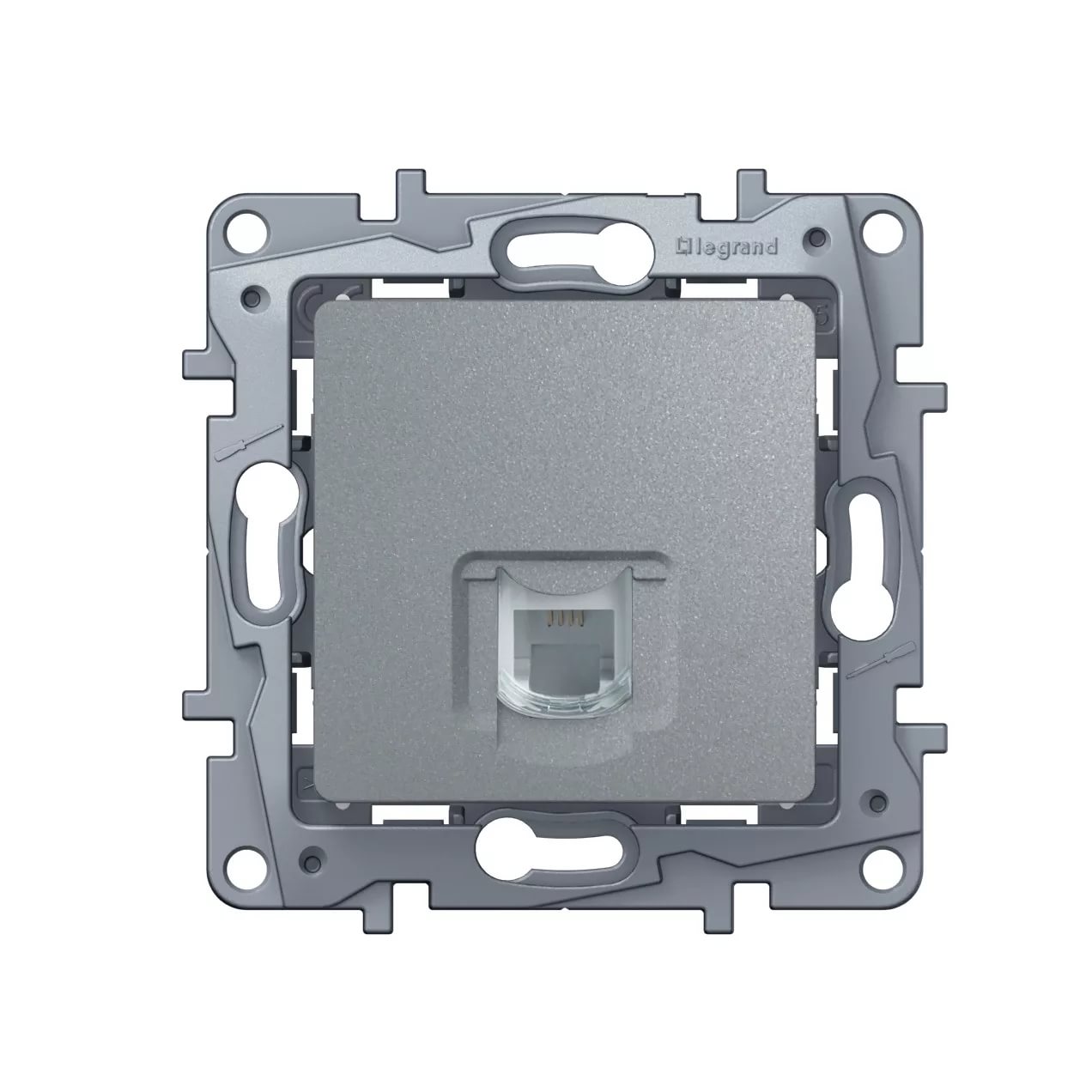  Розетка комп алюм 672453 RJ45 6UPT Etika Legrand