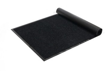  Коврик 100*200см ребрист черн Sunstep 35-083
