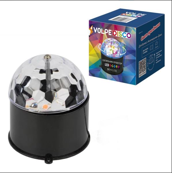  Светильник-проектор св/д многоцветный ULI-Q312 3W/RGBYP BLACK