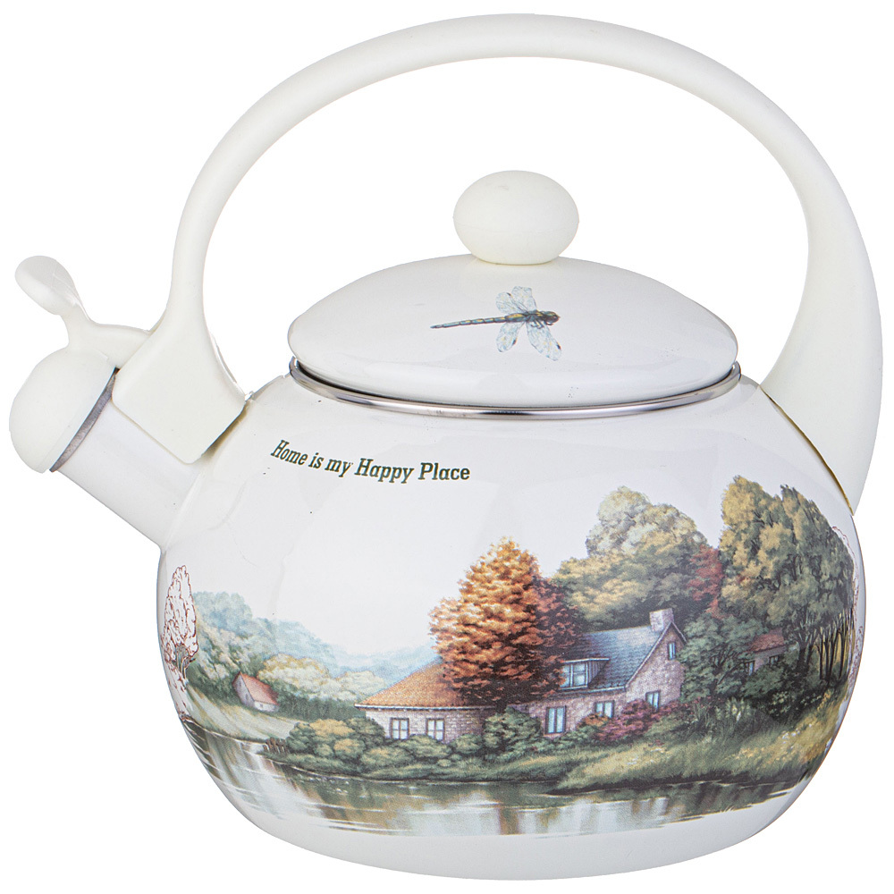  Чайник эмалированный 2,2л со свистком 943-064 Agness