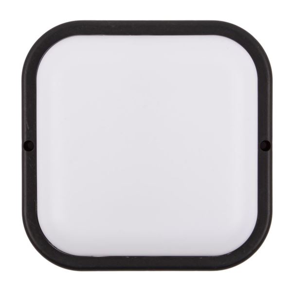  Светильник светодиодный влагозащ 18Вт 4000К IP65 Квадрат Черный ULW-Q229 Volpe