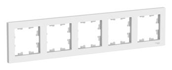  Рамка 5-я гор/верт бел AtlasDesign ATN000105 Schneider 1240128
