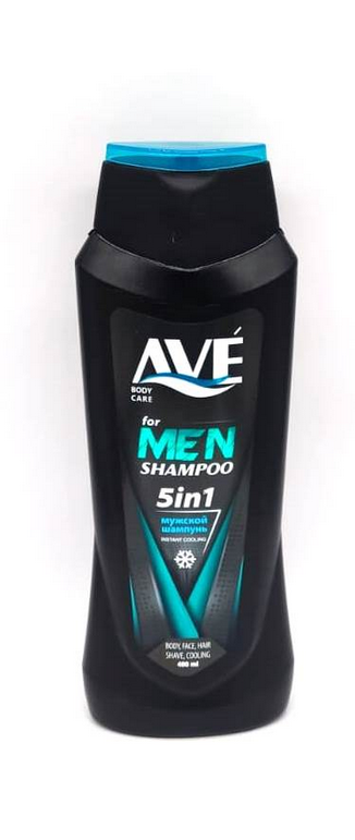  Шампунь-Гель AVE 400мл 5в1 для мужчин