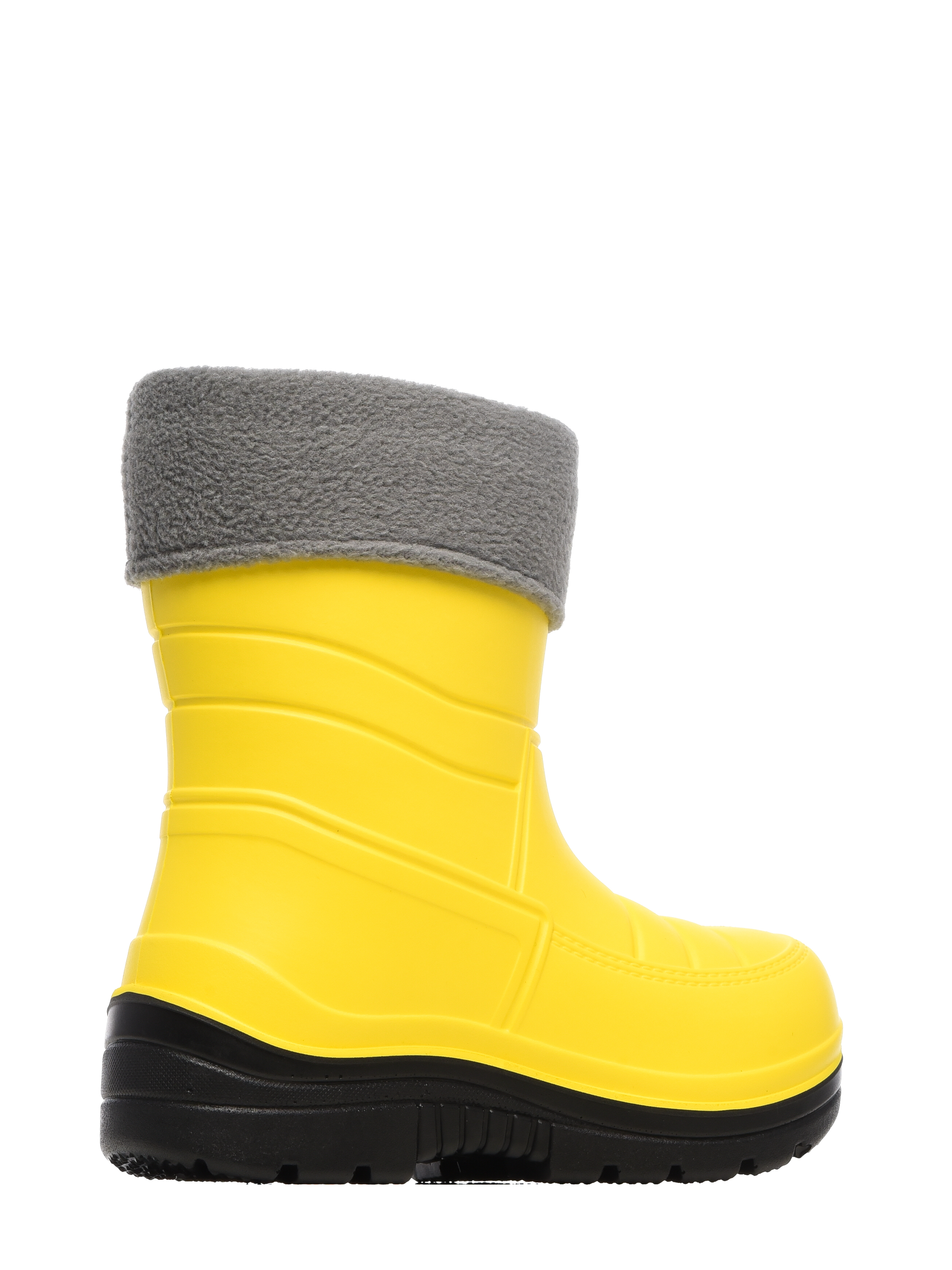  Сапожки дет. р.27-28 утепл флисом арт.1337УФ Каспер желто-черн ЭВА 