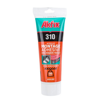  Клей монтажный акрилов 250г Akfix 310