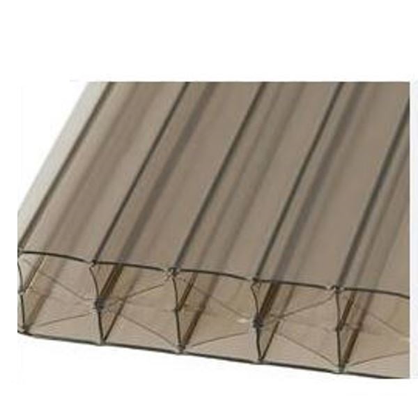  Поликарбонат сотовый прозрачный 2,1м х 6м т.4мм КИВИ плотн.0,51