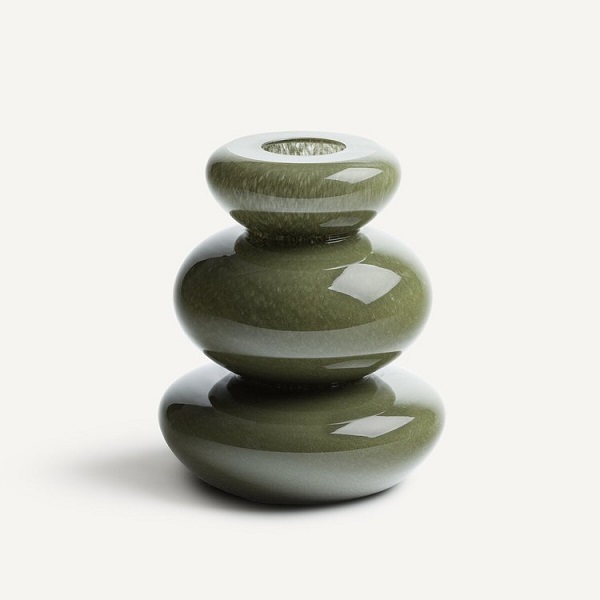  Ваза 20см из дутого стекла Fysa