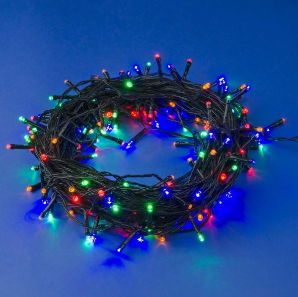  Гирлянда св/д нить 20м 200LED разноцвет/провод зеленый IP20 ULD-S2000-200/DTA MULTI