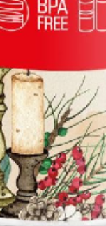  Емкость 1л для сыпучих продуктов красный 223146106/0350