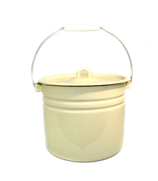  Ведро эмалированное 9л с/кр без декора С41222.Пц 