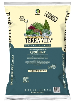  Почвогрунт 25л Хвойные-Голубика-Гортензия Terra Vita/Живая земля  