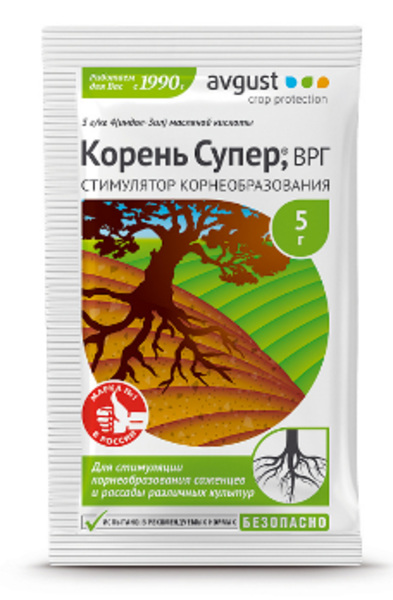  Стимулятор корнеобразования Корень Супер 5г (300) Август