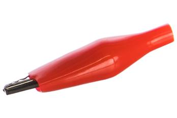  Зажим крокодил ЗК 3А 40мм красная ручка TDM SQ0541-0001