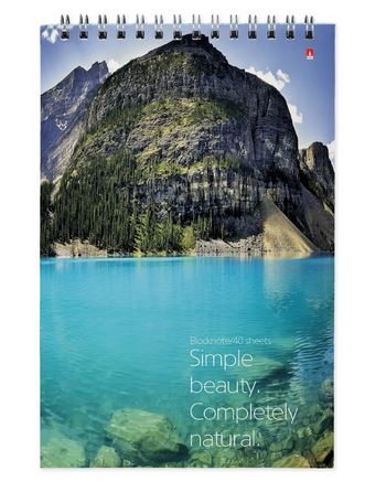  Блокнот А5 40л клетка Природа гребень 3-40-053