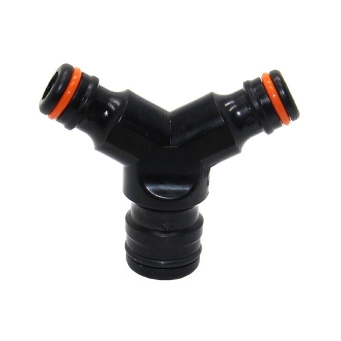  Тройник для шланга 1/2"-3/4" Mix подвесн AP1218tag AquaPolimer