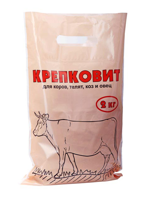  Премикс Крепковит 2кг для коров,телят,коз,овец кормо.добавка ВХ (у5)